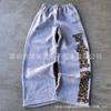 2025 Marca de Moda Europea y Americana Nuevo Pantalón de Chándal Estampado Letra Nuevo Versátil Estilo Americano Pantalón Largo Moda Y2K Pantalón de Chándal Holgado