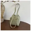 Versão Coreana 2026 Nova Bolsa de Boliche Boston Moda Tendência Simples Casual Bolsa de Ombro Transversal Vertical