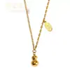 Moderna, de lujo ligero, exquisita cadena de titanio para mujer, versátil, única, simple cadena para la clavícula, moderna y elegante, no se decolora, venta al por mayor desde el fabricante