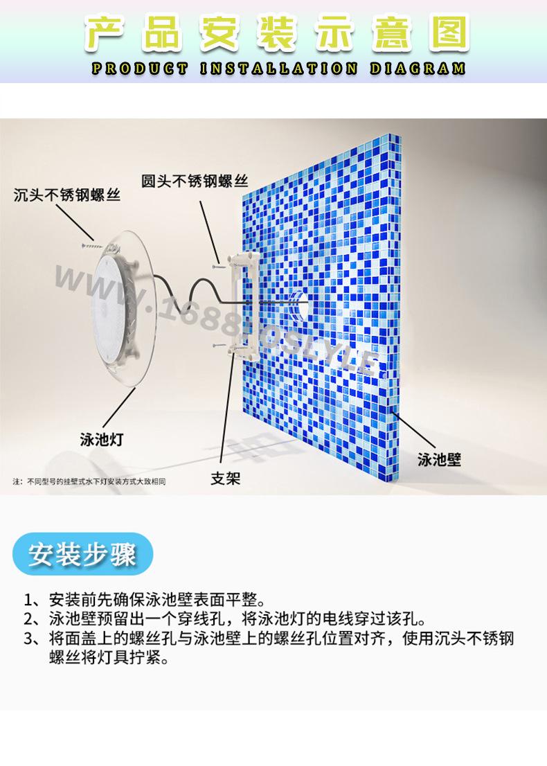 塑料挂壁式泳池灯 安装图.jpg