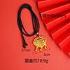 Colar de Ouro de Areia Vietnamita Pingente de Sino de Lótus Pingando Óleo Fecho de Segurança Joia Retro Duradoura Fabricante Atacadista