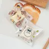 Bolsas de Embalaje Autoadhesivas de Dibujos Animados Lindos, Bolsas Pequeñas Transparentes Individuales para Dulces, Galletas Crujientes de Copo de Nieve, Galletas