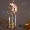 Adorno Atrapasoles de Cristal Arcoíris Soñador Hada Carrillón de Viento Alto Colgante para Habitación Balcón No