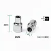 Oubang Dado Hexagonal 12.5mm 1/2 Espejo Métrico Acero Cromo Vanadio Llave de Vaso Herramienta de Reparación Automotriz Cabeza de Vaso Corta
