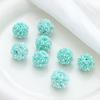 Primavera y verano nuevo margarita incrustada de diamantes arcilla blanda bola de diamante puede usar agujero recto cuentas accesorios de joyería diy fabricantes venta al por mayor