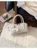 Bolso Boston Almohada de Lujo Ligero para Mujer, Nuevo Bolso de Hombro Cruzado de Moda, Bolso de Mano Simple Estilo Bowling