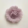 En Stock Flores de Gasa de 7 cm Accesorios Hechos a Mano para DIY Pinzas para el Cabello Broches Flores para Sombreros Accesorios para Ropa Venta al por Mayor