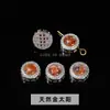 Jingde Jewelry Accesorios de Piedra Lunar Natural Amatista Cuentas Sueltas Individuales Componentes para Joyería DIY Fabricante Venta al por Mayor en Stock