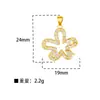 Colgante de cobre microincrustado cuentas de aceite de oro antiguo cuentas de transferencia diy con cuentas accesorios huecos fábrica de cuentas al por mayor