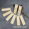 Artesanías de Madera Virutas de Madera Navideñas Etiquetas de Madera de Bambú Marcapáginas de Madera Palillos de Madera para Pedidos de Hotel Palillos de Bambú Se Puede Añadir Logo Arte en Madera