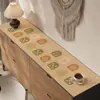 Sensação de Luxo Leve e Alto Padrão, Tapete para Entrada Estilo Vintage, Tapete para Aparador Resistente ao Desgaste e Fácil de Limpar, Tapete para Sapateira, Tapete para Bancada de Mesa
