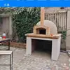 Forno de Pão B&B, Forno Preto, Forno Branco, Conjunto Completo de Fornos de Tijolo, Conjunto Completo de Materiais Refratários, Argila, Pequeno Forno de Queima de Tijolos Refratários