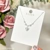 Collar de Plata Esterlina S925 para Mujer con Colgante de Corazón, Cadena de Clavícula Versátil y a la Moda, Diseño de Nicho, Collar de Estilo Joven de Alta Gama