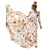 Vestido estampado bohemio transfronterizo nuevo falda estampada de gasa Europa y Estados Unidos caliente deseo explosión fabricantes suministro directo