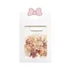 Acessórios para Nail Art Fita Laço Maillard Transparente Coração Mini Resina Misturada Decoração de Acessórios para Unhas