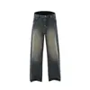 Ropa para Hombre Shanggu: Comercio Transfronterizo Especializado en Mezclilla Japonesa y Coreana Pantalones Rectos de Calle Retro Americanos