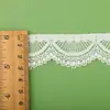 Renda Ondulada Branca de Lado Único de 3cm Renda Elástica Renda para Saia de Vestido de Casamento Acessórios de Renda para Roupas