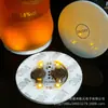 Pegatinas Luminosas para Tazas Decoración de Puesto Callejero de Celebridad de Internet Posavasos Brillantes Pegatinas Luminosas Redondas para Botellas Regalos Pegatinas Luminosas para Té de Limón Personalización