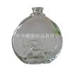 Botella de perfume de vidrio blanco cristal de alta calidad de 100 ml directa de fábrica, botella de perfume flor cisne, botella de perfume de vidrio creativa