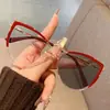 Gafas de Diseño Ojo de Gato Negro Dorado con Lentes Marrones Se Pueden Equipar con Lentes de Prescripción para Miopía, Ojos Planos Ultraligeros de Gama Alta