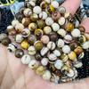 Pulseira de Cristal Rosa Ametista Natural 8mm Cristal Branco Várias Pedras Preciosas Cristal Pedra Bruta Pulseira Cinco Elementos Atacado