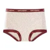 Cuecas Boxer Vermelhas para Mulheres, 10A Antibacteriana, Forro de Algodão, Ano do Cavalo 2026, Roupa Íntima Festiva e de Boa Sorte