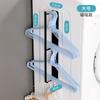 Perchero de pared lateral para lavadora, sin perforaciones, con imán para colgar ropa de baño, suministro directo de fábrica
