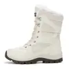 Botas de Nieve para Exterior de Invierno Harbin para Mujer con Forro de Lana Espesadas de Caña Alta Antideslizantes Zapatos de Algodón Cálidos para Viajes al Noreste