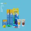 Set de Cepillos de Dientes de Dibujos Animados al por Mayor para Hoteles Temáticos y Casas de Huéspedes, Cepillo de Dientes Desechable Lindo con Cerdas Suaves, Pasta de Dientes y Pantuflas