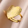 Anillo Abierto de Lujo con Baño de Oro de 18K y Diamantes Completos, No se Desvanece, Anillo de Circonita, Anillo de Moda de Gama Alta para Mujer