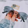 Nuevas gafas de comercio exterior transfronterizo Moda europea y americana personalizadas Gafas de sol coloridas de película oceánica gafas para fiestas de lágrimas