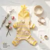 Ropa de Perro para Otoño e Invierno, Engrosada y Cálida, Algodón Acolchado con Bolsillos, Compatible con Correa, Ropa para Mascotas para Gatos y Bichón Frisé, Abrigo de Algodón de Cuatro Patas para Perros