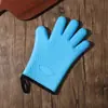 Processamento e Personalização Luvas de Forno Isoladas Anti-Escaldamento para Micro-ondas de Cozinha com Forro de Lã Luvas de Silicone para Forno Antiderrapantes e Resistentes a Altas Temperaturas