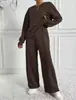 Amazon Aliexpress Sitio Independiente Ropa Femenina Transfronteriza Otoño e Invierno Trajes de Moda Casual Europeos y Americanos