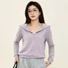 Camiseta Térmica de Lyocell con Media Cremallera para Mujer 2026 Nuevo Otoño/Invierno Ajustada de Manga Larga Sudadera de Punto con Capucha