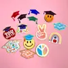 Estilo Ins Transfronterizo Temporada de Graduación Impresión a Color Acrílica Juego de Decoración para Cupcakes de Graduación Decoración para Pastel de Gorro de Doctor