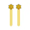 Pendientes de Borlas Europeos y Americanos de Estilo Étnico Transfronterizos Amazon, Pendientes de Botón de Semillas Únicos Hechos a Mano de Alta Gama, Accesorios para Mujer de Nicho