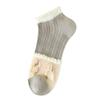 Calcetines para Mujer al por Mayor de Acheng: Calcetines de Seda Cristalina Finos de Verano para Barco, Calcetines Invisibles, Calcetines Cortos de Seda Cristalina Dulces y Lindos