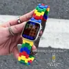 Pulseira de Resina para Bloco de Montar com Correspondência de Cores Adequada para Apple Iwatch10/9/8/7/ Se Huawei 22mm