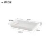 Batea Rectangular de Plástico, Batea para Comida, Caja de Almacenamiento Colorida, Estante para Bateas, Batea de Empaque, Batea para Clasificación y Distribución, Batea como Material Didáctico, Batea de Almacenamiento
