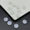 Cuentas de Vidrio Redondas con Forma de Pastel de 12 mm con Patrones de Doble Cara, Colgantes con Agujero Central, Cuentas Espaciadoras, Materiales para Accesorios de Joyería DIY