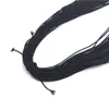 Cuerda Elástica Redonda de Colores Blanco y Negro 0.8-12mm Alta Elasticidad Banda de Goma de Seda de Látex Cuerda Elástica Accesorios para Ropa y Equipaje