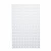 Artefacto para Cocina Sala de Estar Dormitorio Colgante de Pared Blanco Estante Colgante de Pared Engrosado sin Perforaciones Tablero de Agujeros Combinado de Pared