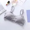 Top de Pecho para Niña Período de Desarrollo Estudiantil Chaleco de Algodón sin Tirantes Tirante Pequeño sin Aros con Almohadilla para el Pecho Ropa Interior Venta al por Mayor
