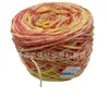 Directo del FabricanteColor Degradado Cielo Estrellado Hilo Iridiscente 2.0mm Hilo de Algodón Hueco Hilo para Tejer Crochet Hecho a Mano DIY
