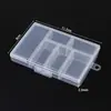 Caja de Almacenamiento Transparente de Plástico Fijo para Ranuras de Tarjetas Caja de Embalaje para Joyería Accesorios de Joyería DIY Caja para Cuentas Caja de Embalaje para Cuentas de Arroz