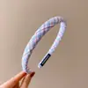 Faixa Dopamina de Início de Primavera para Mulheres, Faixa Colorida de Esponja com Coroa Alta, Acessório de Cabelo, Presilha de Cabelo sem Apertar, Acessório de Cabelo Rosa para Meninas