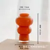 Vaso de vidro moderno minimalista feito sob medida em estilo vintage para arranjo de flores e hidroponia em casa, processado de acordo com o seu design, oferecendo um toque de luxo leve e de alta qualidade
