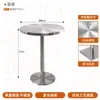 Mesas y sillas de restaurante estilo sudeste asiático transfronterizas, mesas de comedor de acero inoxidable estilo Hong Kong y estilo tailandés, sillas plegables, mesas de barbacoa para puestos de comida