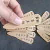 Etiqueta de Madera Maciza para Verduras Tienda de Fideos Etiqueta de Madera Listado de Tienda Personalidad Creativa Etiqueta de Precio Grabado de Menú Chino Estilo Japonés